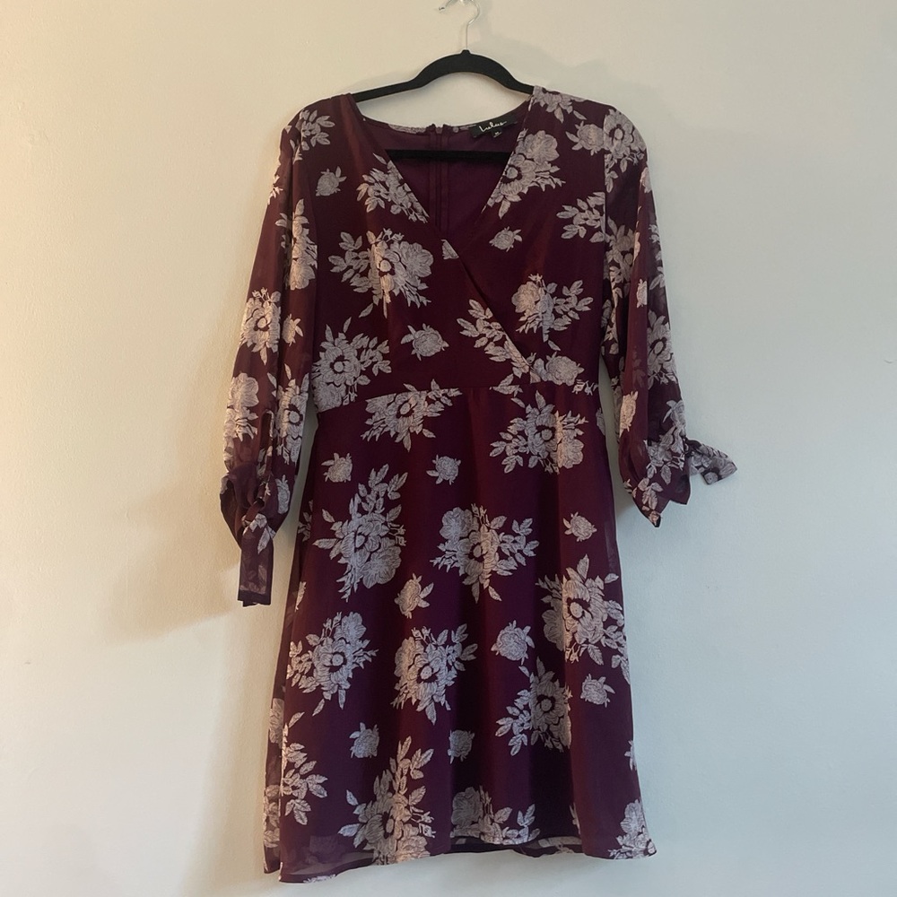 Lulus Purple Floral Mini